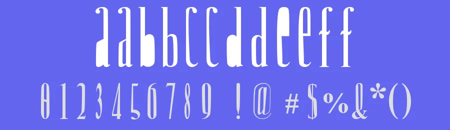 Woodcutter Jet-Set by Woodcutter — Decorative Font — thumbnail 3