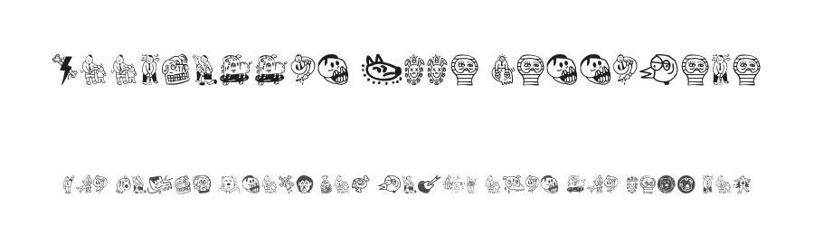 Woodcutter Olla Barrejada by Woodcutter β Dingbats Font
