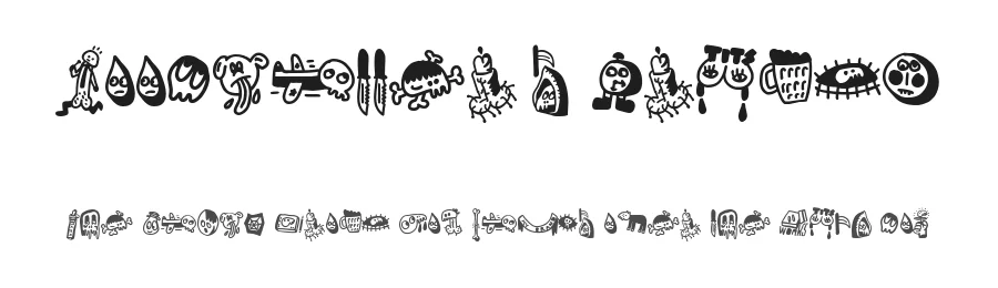 Woodcutter's DrawnX by Woodcutter — Dingbats Font