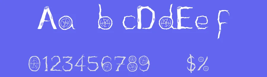 Wooden by Brooke Dobbie — Decorative Font — thumbnail 3