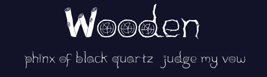 Wooden by Brooke Dobbie — Decorative Font — thumbnail 2