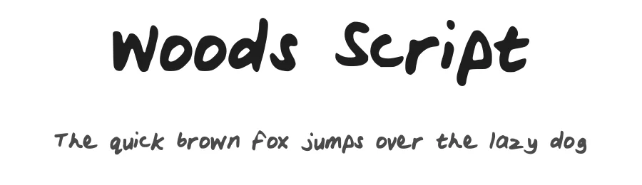 Woods Script