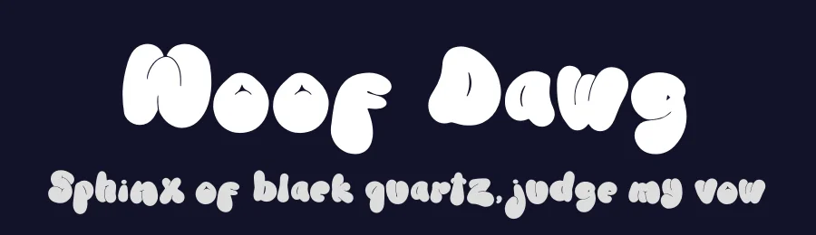 Woof Dawg by Denustudios — Script Handwritten Font — thumbnail 2
