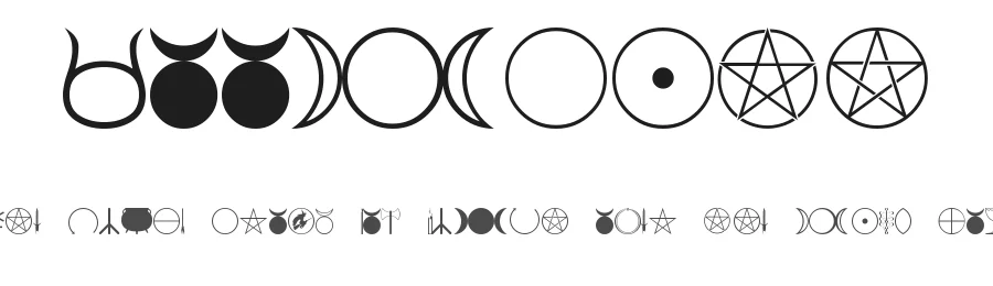 Woolbats by Curtis Clark — Dingbats Font