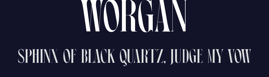 Worgan by Graphicxell — Serif Font — thumbnail 2