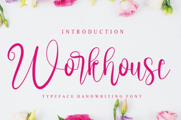 Workhouse Font by Misterletter.co — Script Handwritten Font