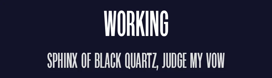 Working by Graphicxell — Sans Serif Font — thumbnail 2