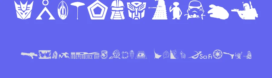 World of SciFi by Iconian Fonts — Dingbats Font — thumbnail 3
