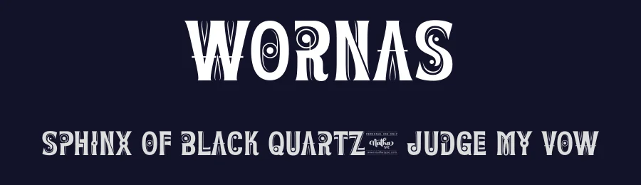 Wornas by Nathatype — Decorative Font — thumbnail 2