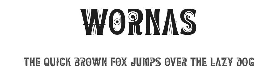 Wornas by Nathatype — Decorative Font