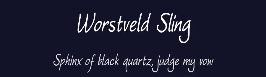 Worstveld Sling by GemFonts / Typotheticals — Script Handwritten Font — thumbnail 2