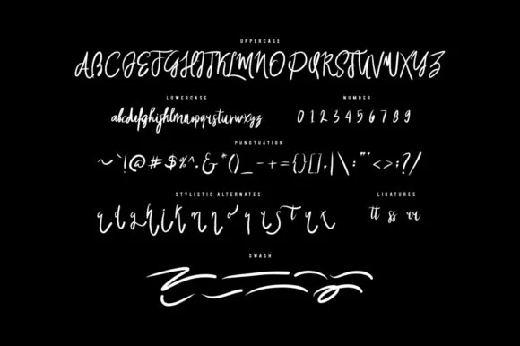 Wosser Font by Maulana Creative — Script Handwritten Font — thumbnail 5