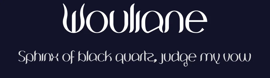 Wouliane by Albertako — Sans Serif Font — thumbnail 2