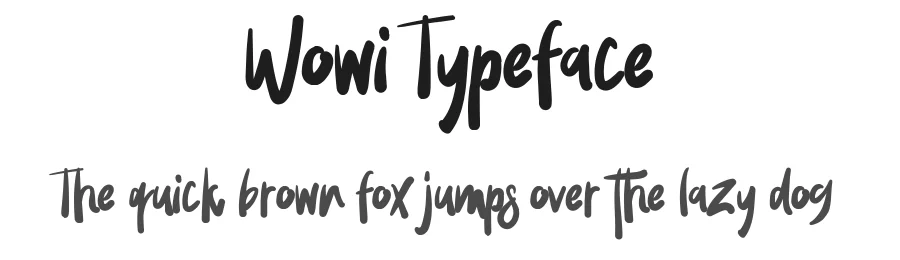 Wowi Typeface