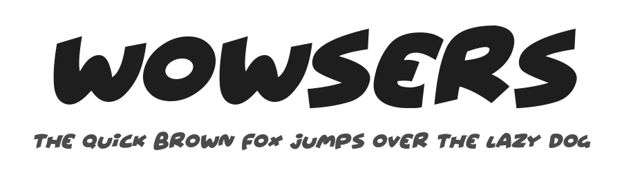 Wowsers by Hawtpixel — Decorative Font