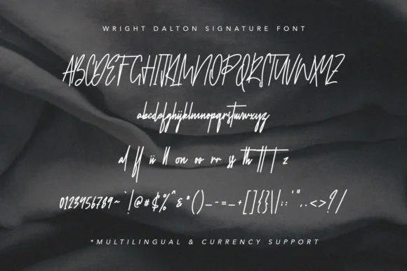 Wright Dalton Font by Maulana Creative — Script Handwritten Font — thumbnail 8