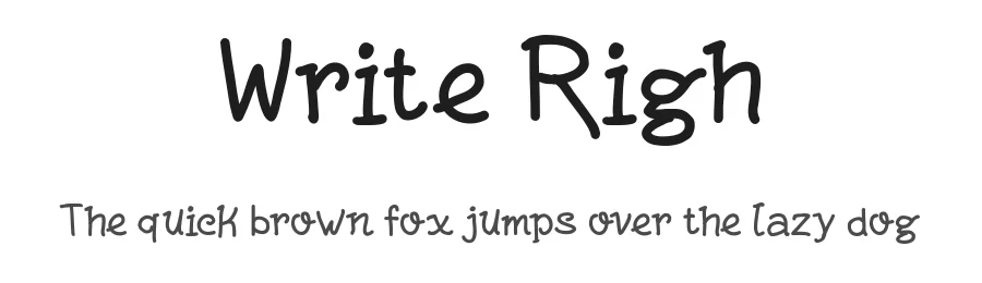 Write Righ