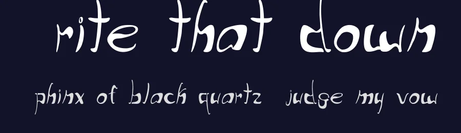 Write that down by Brian Groff — Script Handwritten Font — thumbnail 2
