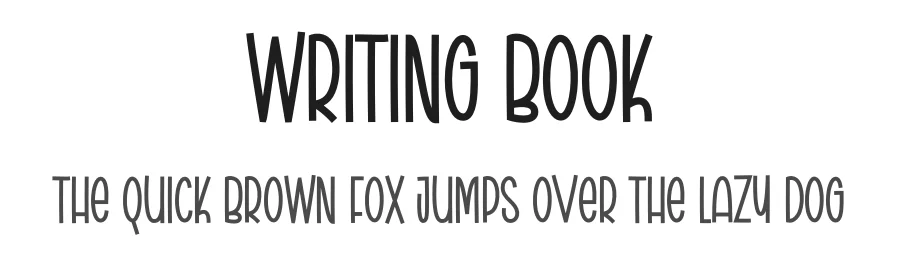 Writing Book