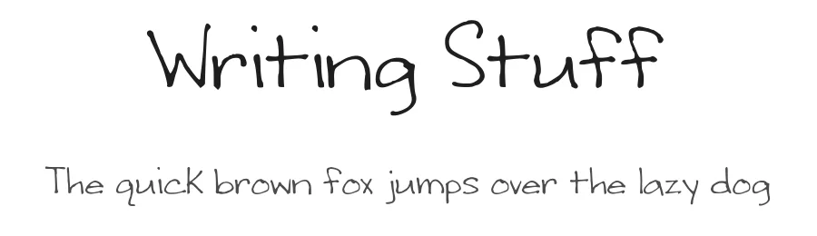 Writing Stuff