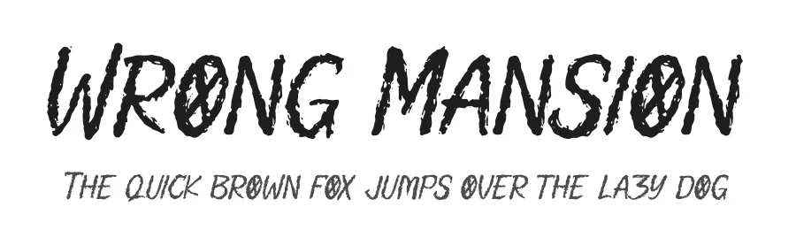 Wrong Mansion by Denustudios — Script Handwritten Font