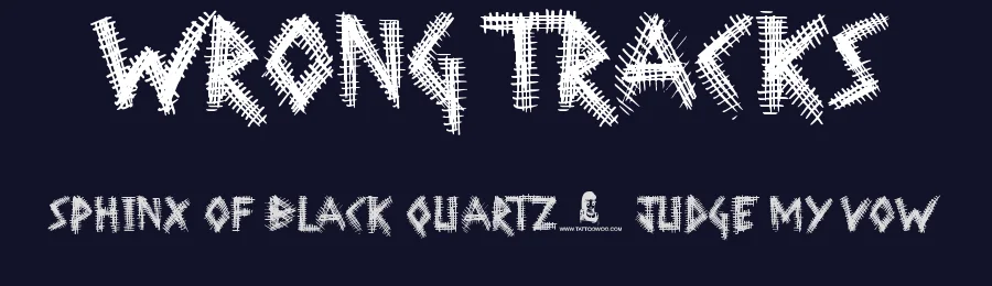 Wrong Tracks by JSH creates — Decorative Font — thumbnail 2