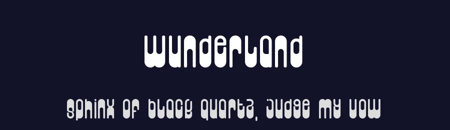 Wunderland by Fontalicious — Decorative Font — thumbnail 2