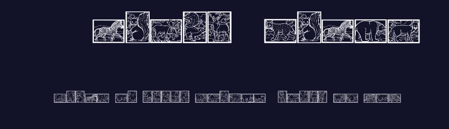 WW Animal Prints by Angela Lane — Dingbats Font — thumbnail 2