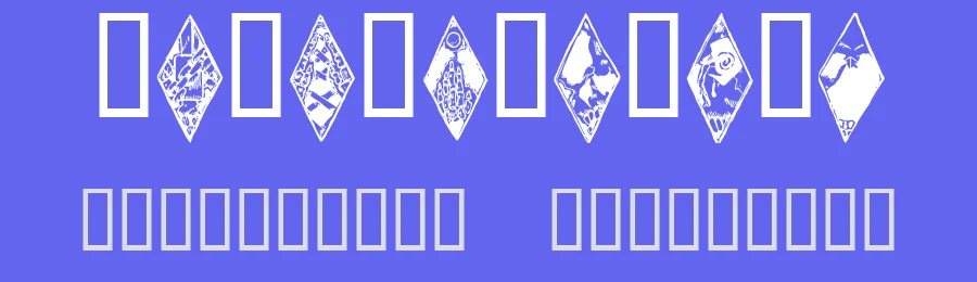 WW Wraith Bats by White Wolf — Dingbats Font — thumbnail 3