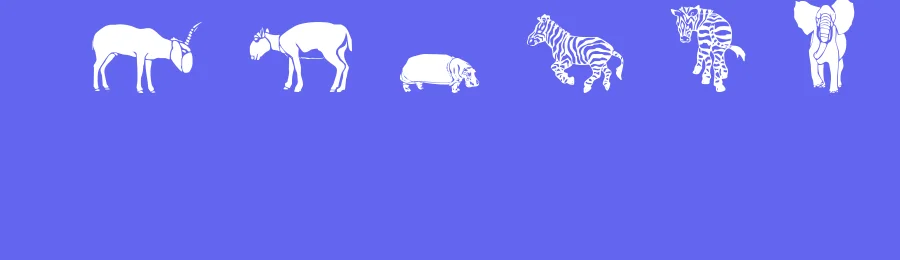 WW Safari by Angela Lane — Dingbats Font — thumbnail 3