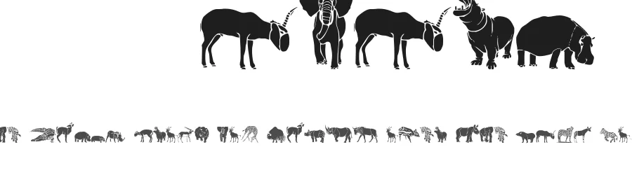 WW Safari by Angela Lane — Dingbats Font