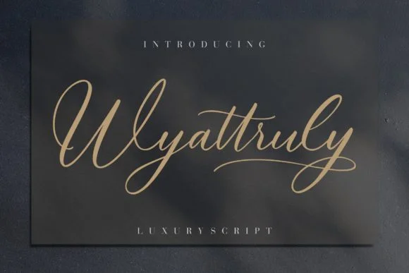 Wyattruly Font by CreatypeStudio — Script Handwritten Font