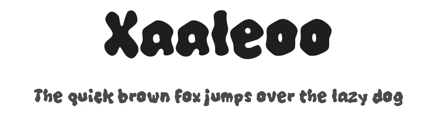 Xaaleoo by wepfont.com — Decorative Font
