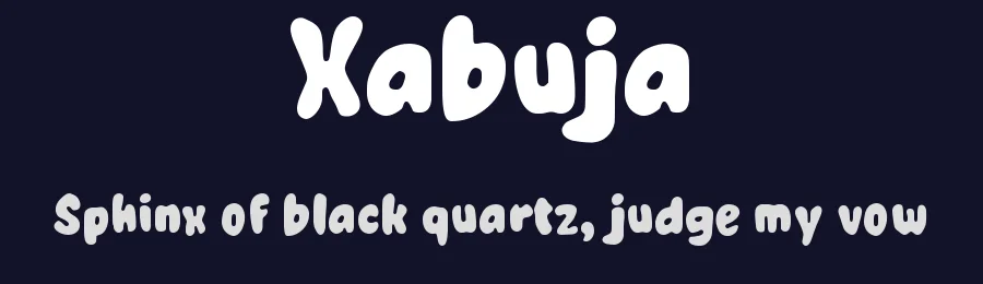 Xabuja by wepfont.com — Decorative Font — thumbnail 2