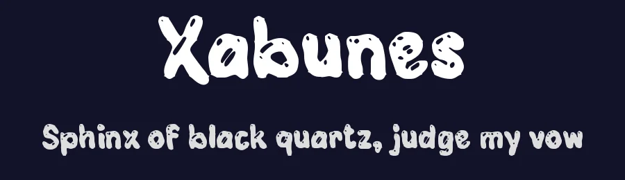 Xabunes by wepfont.com — Decorative Font — thumbnail 2