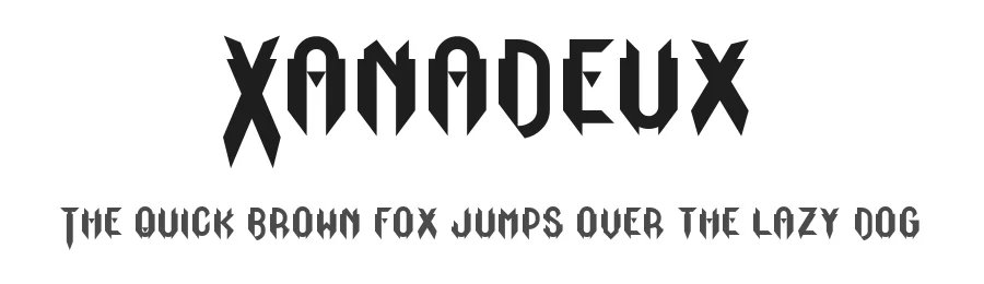 Xanadeux by EssquΓ© Productions β Display Font