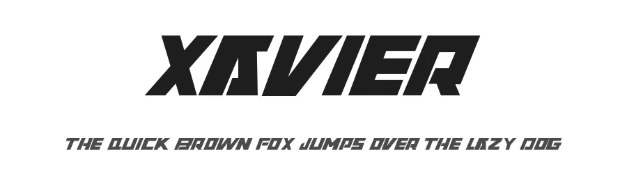 Xavier by Mofr24 — Display Font