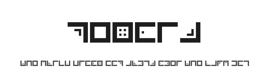 Xenois by Nicolas Vincent-Vivian — Dingbats Font