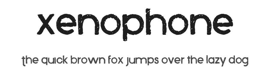 Xenophone by Vic Fieger — Decorative Font