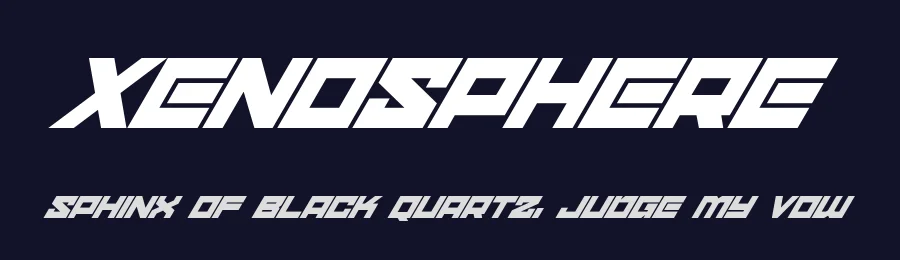Xenosphere by Hawtpixel — Display Font — thumbnail 2