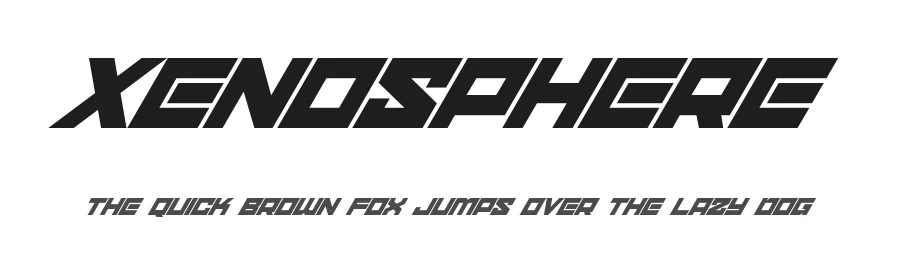 Xenosphere by Hawtpixel — Display Font