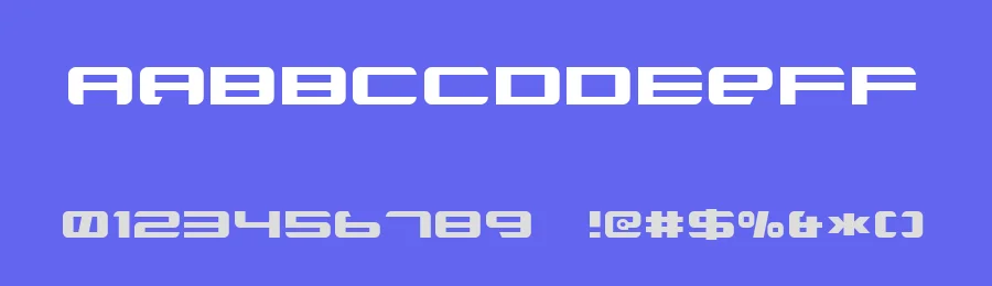 Xenotron Broadstroke by Hybrid Space — Display Font — thumbnail 3