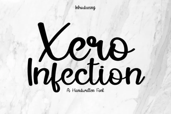 Xero Infection Font by Wanida Toffy — Script Handwritten Font