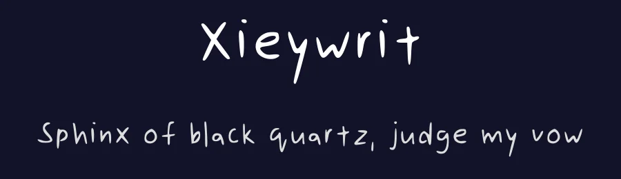 Xieywrit by Dnshsbsgd Dyshvvvd — Script Handwritten Font — thumbnail 2