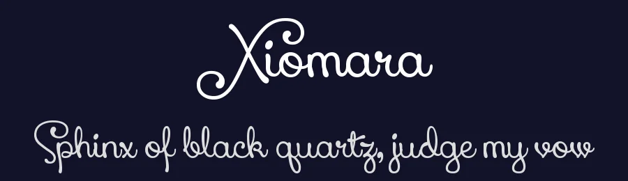 Xiomara by Lauren Thompson — Script Handwritten Font — thumbnail 2
