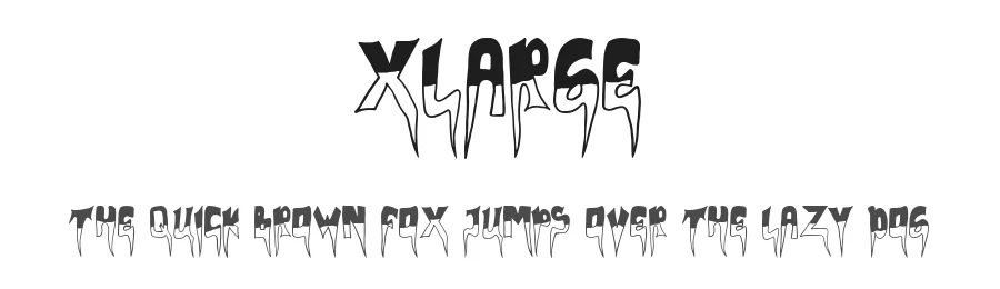 Xlarge by Ditya Ananto — Decorative Font