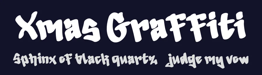 Xmas Graffiti by Yoga Letter — Script Handwritten Font — thumbnail 2