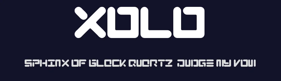 Xolo by Isaac K — Display Font — thumbnail 2