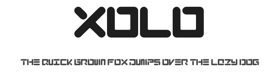 Xolo by Isaac K — Display Font