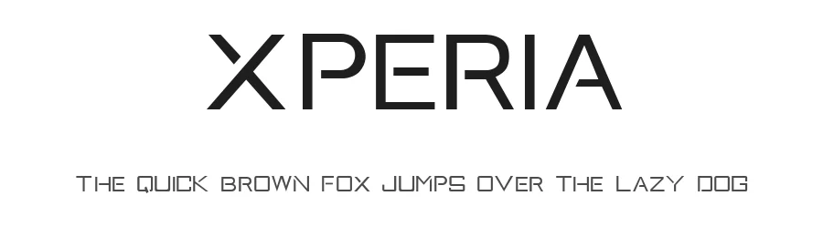 Xperia by Vladislav Jordanov — Display Font